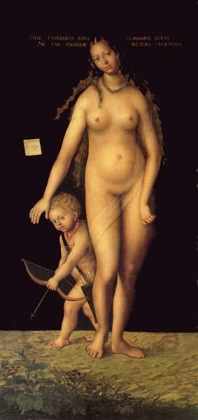 Lucas Cranach the Elder Venus and Cupid Germany oil painting art